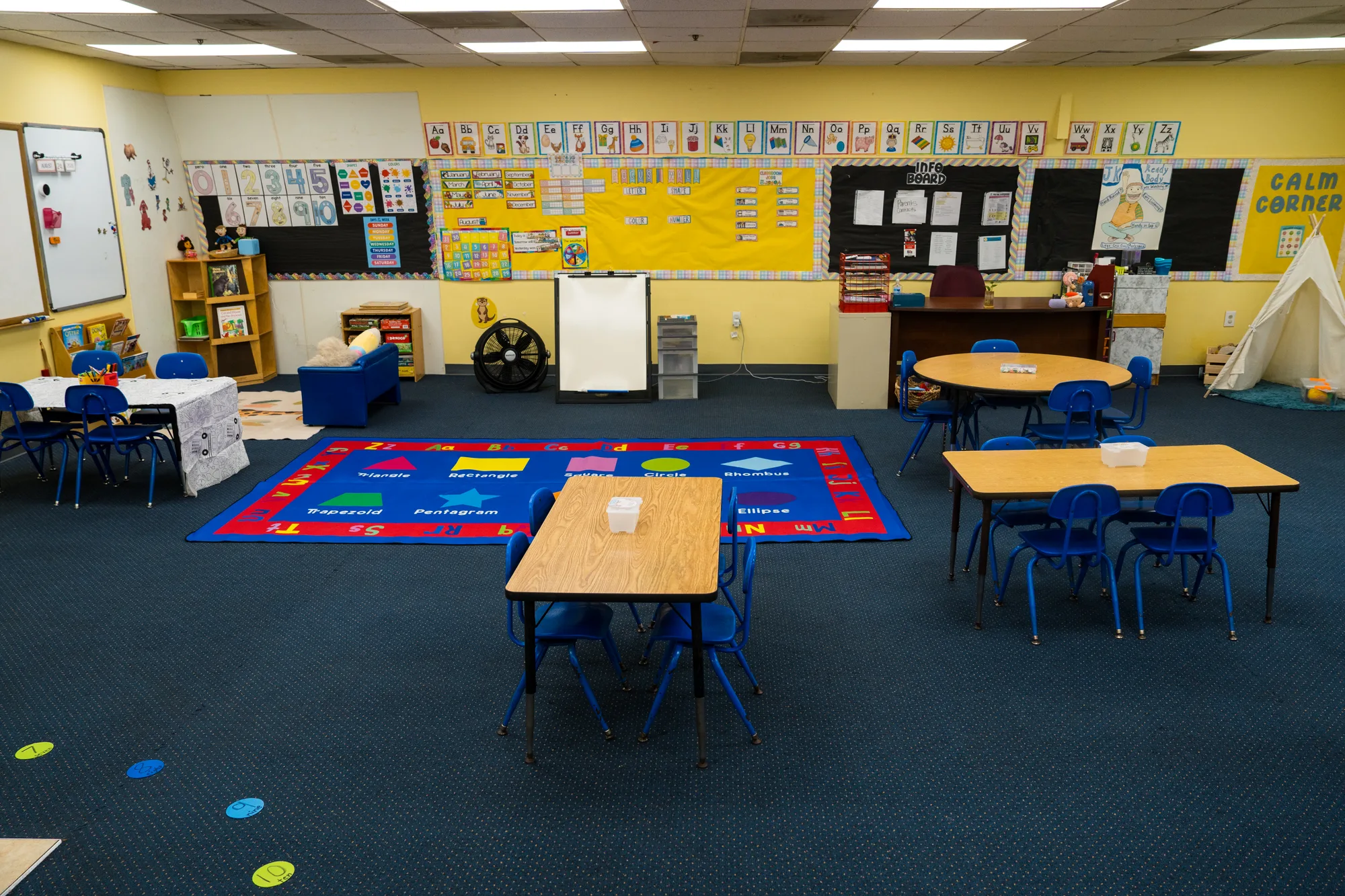 Preschool Program classroom at Rising Stars Day School