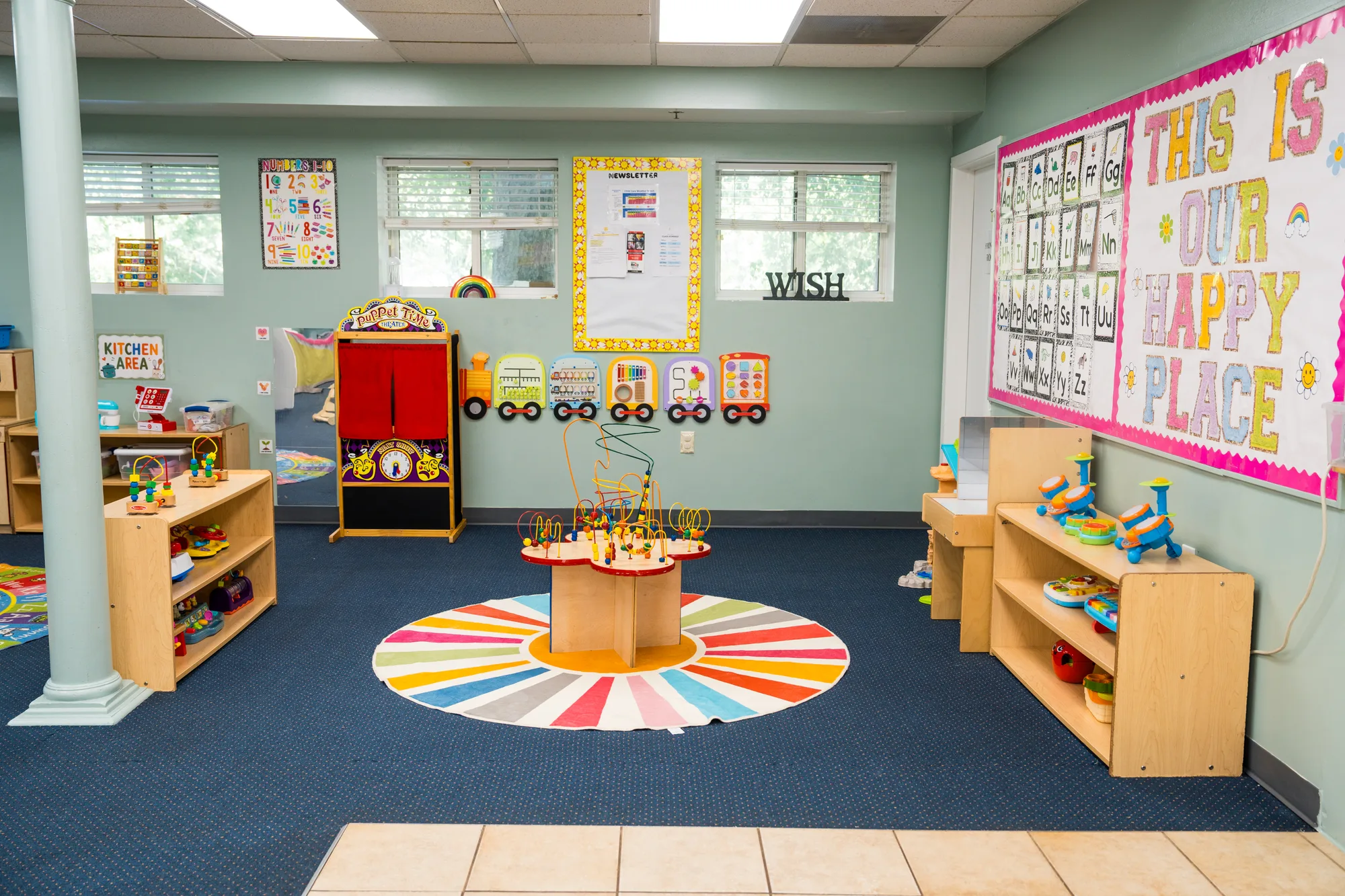 Toddler Program classroom at Rising Stars Day School